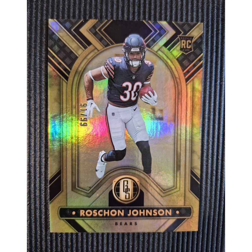 2023 Gold Standard Roschon Johnson #179 Rookie Gold /99 (RC) Chicago Bears